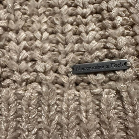 Cream Chunky Abercrombie & Fitch Cardigan - Picture 3 of 3